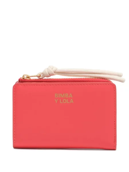 Portofel Bimba Y Lola din piele cu autograf roșu