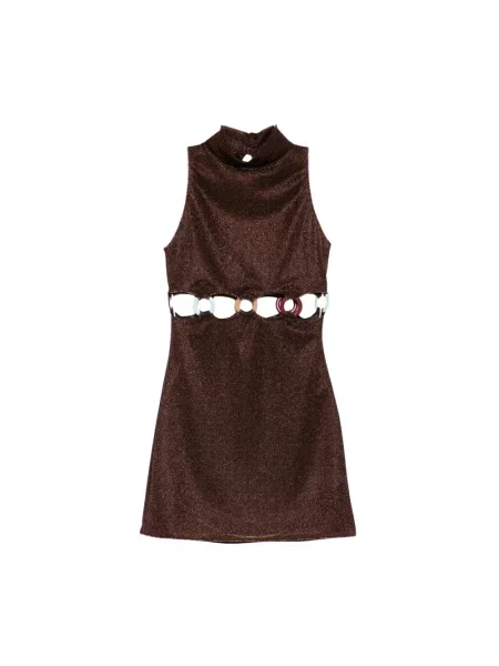 Maksi sukienka maxi Oséree garniturowa brązowa