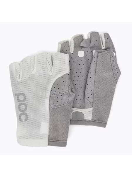 Cyklistické rukavice POC Agile Short hydrogen white bílé