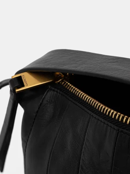 Шкіряна сумочка AllSaints чорний