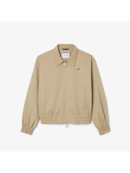 Lacoste Kurtka Relaxed Fit beżowa