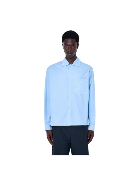 Koszula Jil Sander niebieska