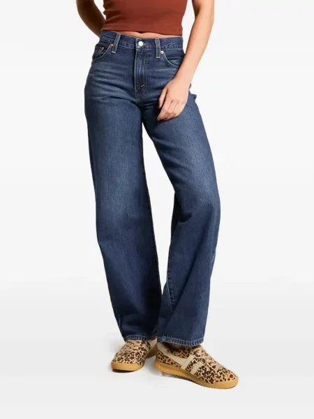 Blugi largi Levi's® albastru