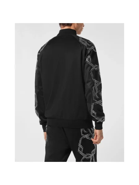 Kurtka Philipp Plein do biegania czarna