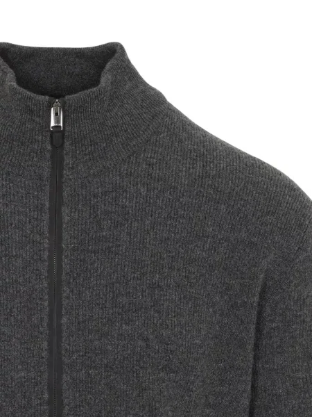 Cardigan Canali tricotate gri