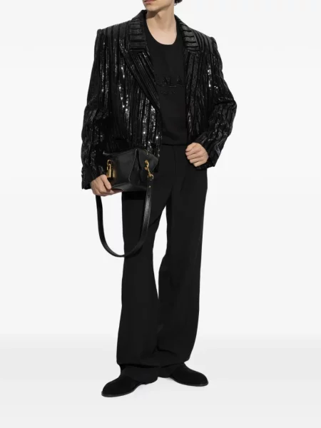 Tricou Balmain cu autograf negru