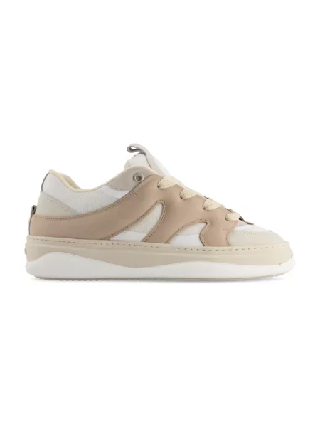 Sneakersy Mason Garments skórzane beżowe