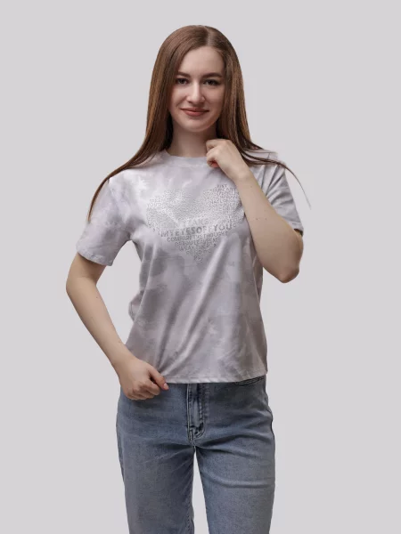 Футболка LUMO віскоза/поліестер білий