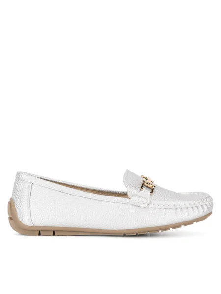 Clara Barson Мокасини сребрист