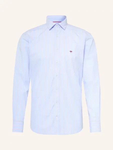 Fynch-Hatton Koszula O Kroju Regular Fit blau biała