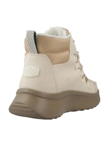 Pantofi Heydude din țesătură twill bej