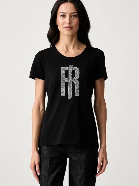 Fracomina tricou pentru femei negru