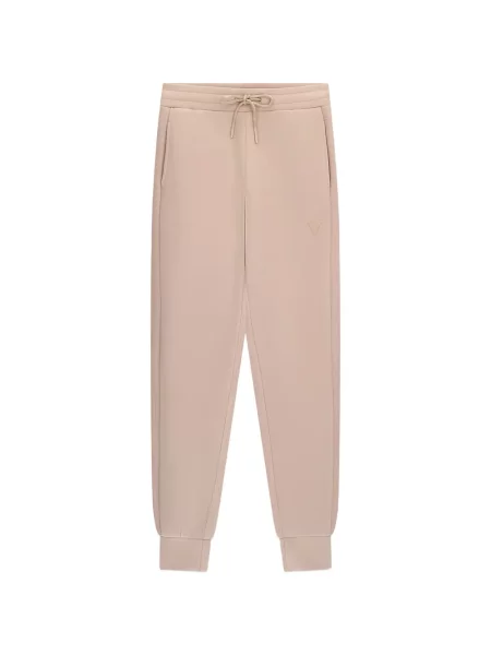 Pantaloni Guess alergare cu autograf cu cordon