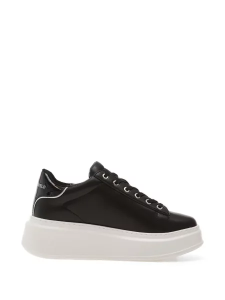 Sneakerși Karl Lagerfeld Jeans cu platformă negru