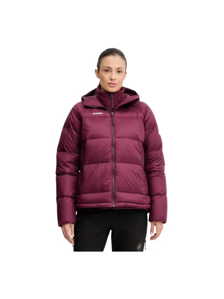 Kurtka puchowa Mammut Glacier Glow Insulation Hooded vin czerwona