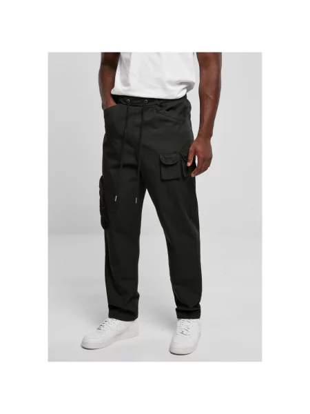 Pantaloni Urban Classics asimetrice negru