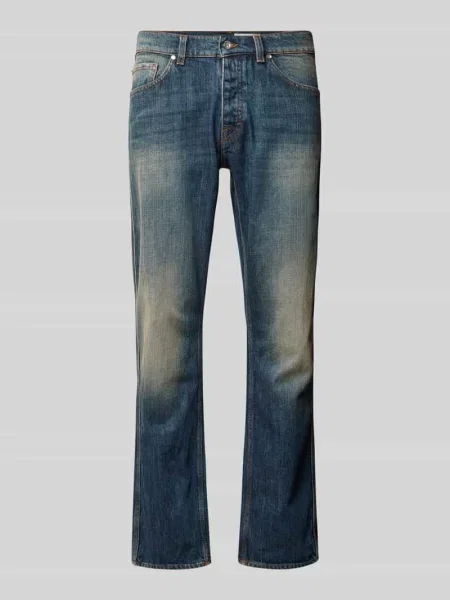 Jeansy o kroju regular fit z 5 model ‘MARTY’ Tiger Of Sweden niebieskie