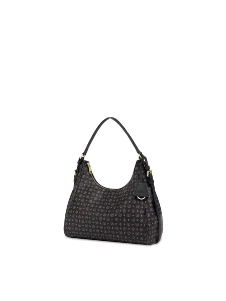 Torebka hobo Pollini czarna