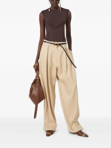 Pantaloni Sportmax bej