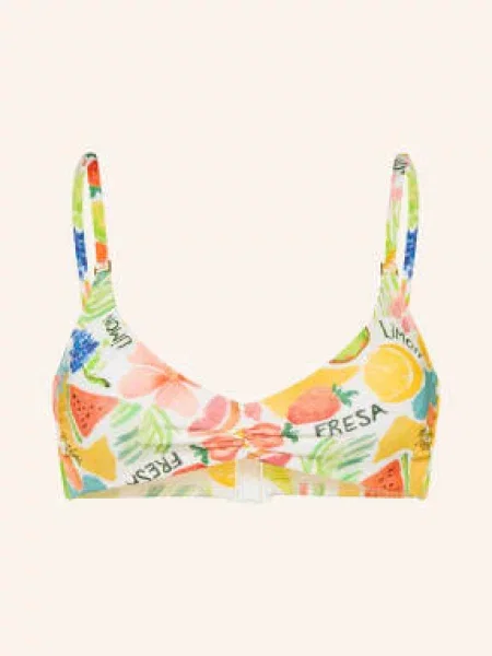 Watercult Bralette Bikiny Fruitbowl žlutá / světle červená bílá