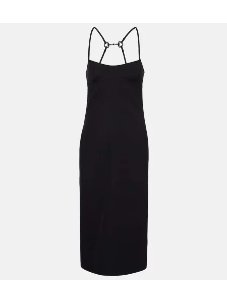 Rochie midi Gucci până la genunchi de costum negru