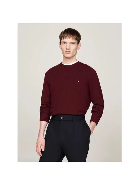 Sweter Tommy Hilfiger czerwony