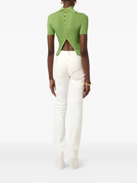 Pulover Elisabetta Franchi cu autograf verde