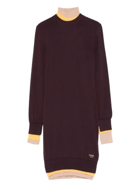 Rochie Fendi de costum maro