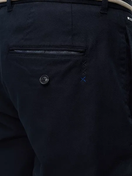 SCOTCH & SODA Chino nohavice Warren námornícka modrá