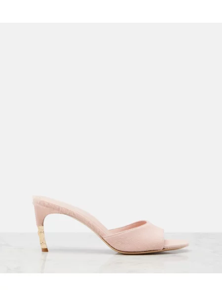 Papuci tip mules Gucci roz