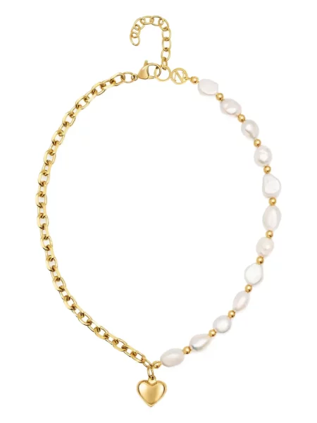 Privjesak Nialaya Jewelry s uzorkom srca zlatna