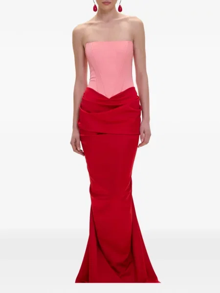 Rochie maxi V:pm Atelier drapată roșu