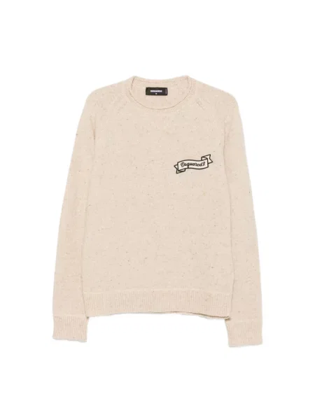 Sweter Dsquared2 beżowy