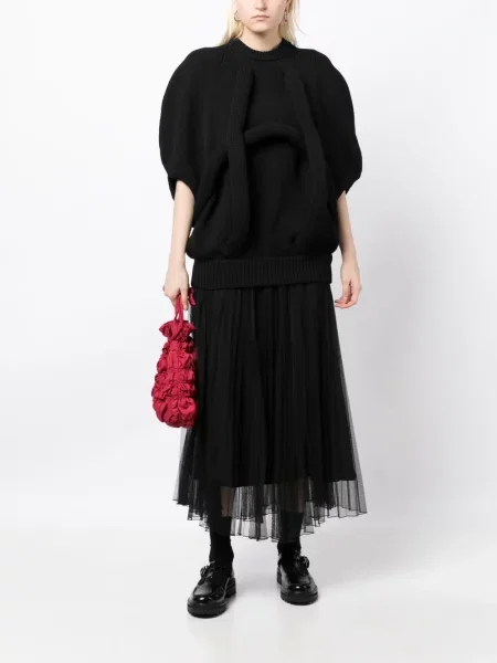 Megztinis Comme Des Garçons chunky juoda