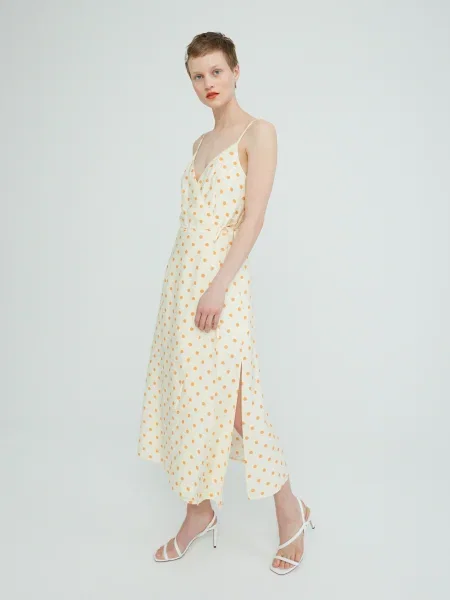 EDITED Rochie Roslyn / crem portocaliu