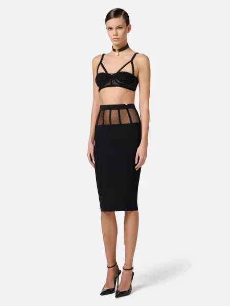 Юбка Elisabetta Franchi черная