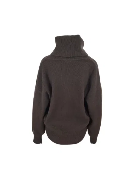 Sweter z golfem Liu Jo brązowy