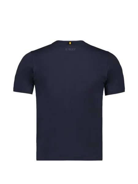 Tricou K-way cu autograf albastru