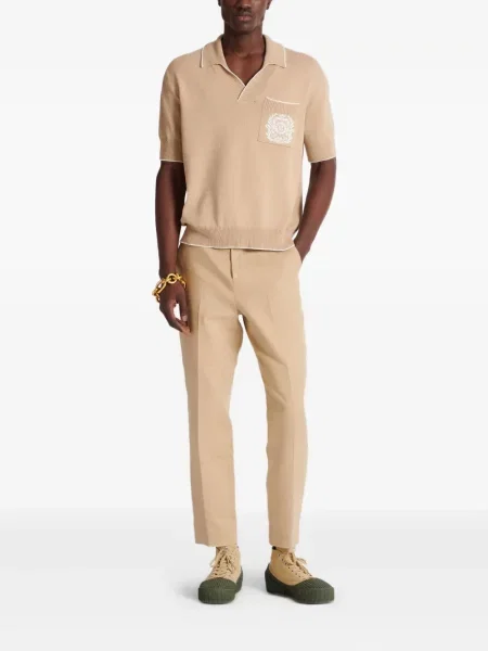 Polo Balmain cu broderie