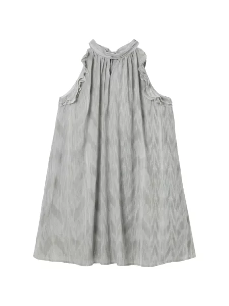 Rochie mini B+ab cu imprimeu abstract gri