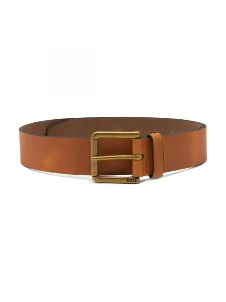 BOSS BLACK De piele curea Joris negru