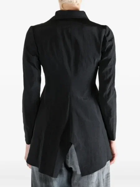 Geacă Yohji Yamamoto cu volane negru