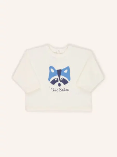 Petit Bateau Tričko S Dlouhým Rukávem režná / tmavě / tmavě modrá