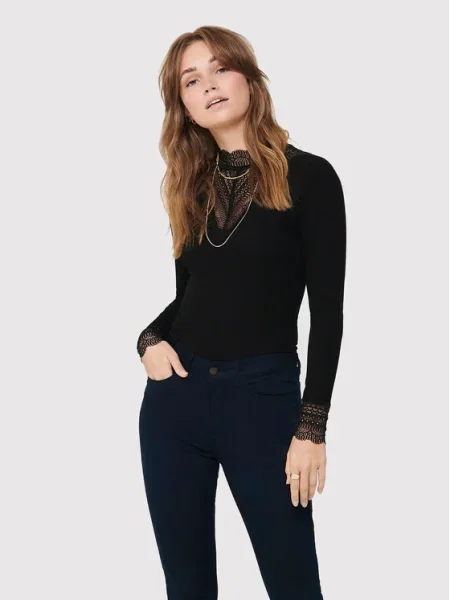 ONLY Bluză Tilde negru