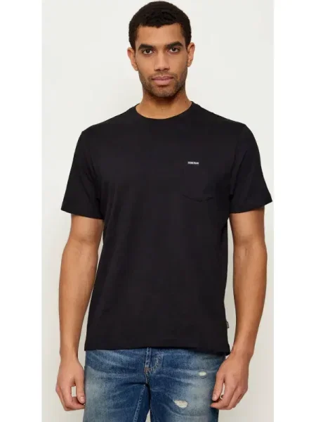 Guess Jeans Póló Regular Fit fekete