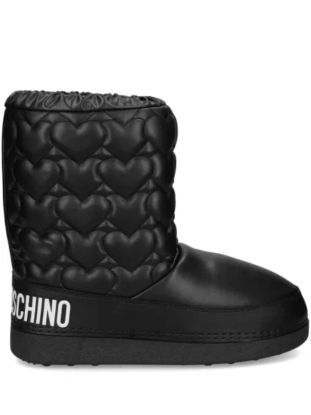 Botine Love Moschino chunky negru