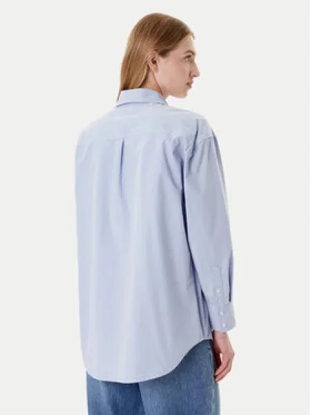 Guess Jeans košulja za žene od pamuka plava