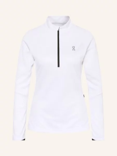 On Koszulka Do Biegania Climate weiss biała