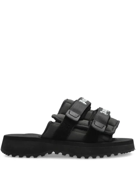 Papuci Palm Angels cu autograf negru