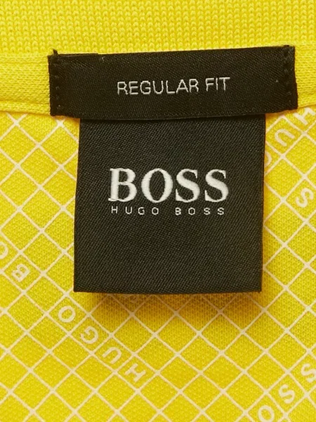 Tricou polo Boss galben